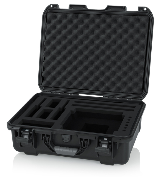 TITAN SERIES WATERPROOF INJECTION MOLDED CASE WITH FOAM INSERT IN EAR MONITORING SYSTEM AND