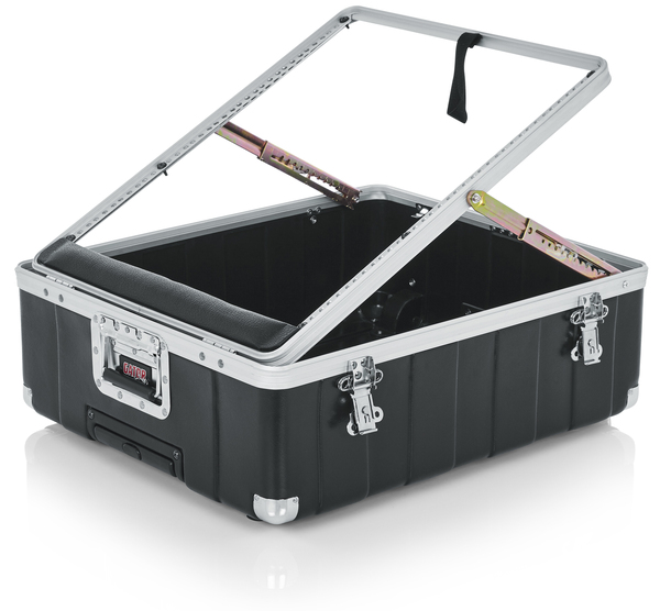 ATA MOLDED POP-UP MIXER CASE W/ WHEELS; 12U; 6.5" DEEP