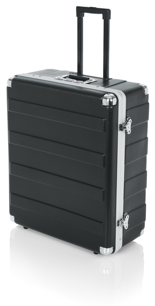 ATA MOLDED POP-UP MIXER CASE W/ WHEELS; 12U; 6.5" DEEP