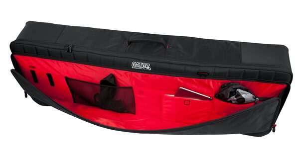 PRO-GO SERIES 76-NOTE KEYBOARD BAG WITH MICRO FLEECE INTERIOR AND REMOVABLE BACKPACK STRAPS
