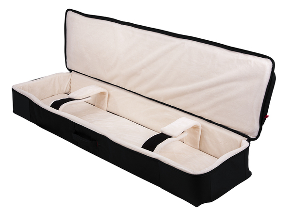 PRO-GO SERIES SLIM EXTRA LONG 88-NOTE KEYBOARD BAG WITH MICRO FLEECE INTERIOR AND REMOVABLE