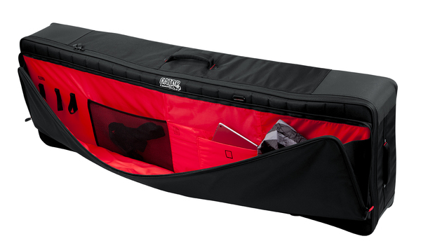 PRO-GO SERIES 88-NOTE KEYBOARD BAG WITH MICRO FLEECE INTERIOR AND REMOVABLE BACKPACK STRAPS