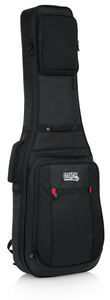 PRO-GO SERIES ELECTRIC GUITAR BAG WITH MICRO FLEECE INTERIOR AND REMOVABLE BACKPACK STRAPS