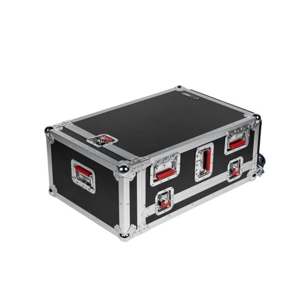 GATOR CASES GTOUR SERIES ATA-STYLE ROAD CASE WITH DOGHOUSE FOR A&H QU-5 & QU-5D DANTE MIXER