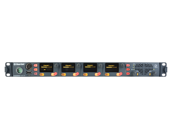 HELIXNET DIGITAL 4-CH 1RU DIGITAL MAIN STATION - 12 PARTYLINE CHANNELS - UP TO 20 HBP-2X BELTPACKS