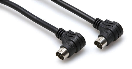 CD CONTROLLER CABLE, RIGHT-ANGLE 8-PIN MINI-DIN TO SAME, 3 FT