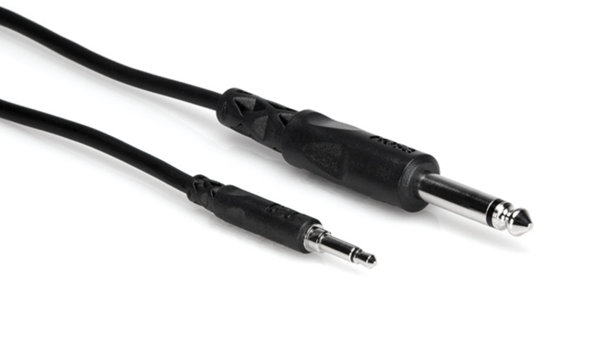 MONO INTERCONNECT, 3.5 MM TS TO 1/4 IN TS, 10 FT
