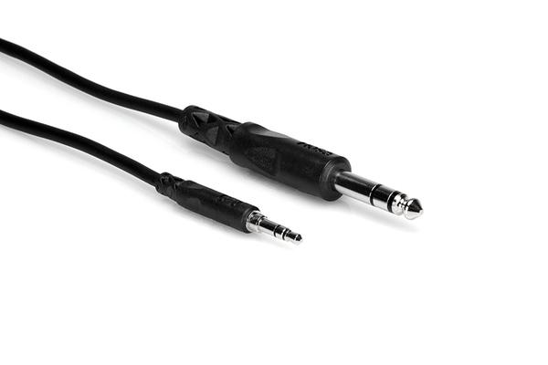 STEREO INTERCONNECT, 3.5 MM TRS TO 1/4 IN TRS, 10 FT