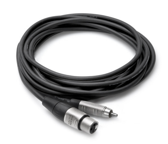 PRO UNBALANCED INTERCONNECT, REAN XLR3F TO RCA, 10 FT