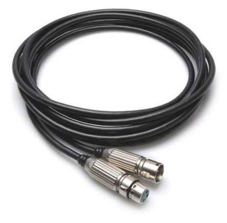 MICROPHONE CABLE, SWITCHCRAFT XLR3F TO XLR3M, 15 FT