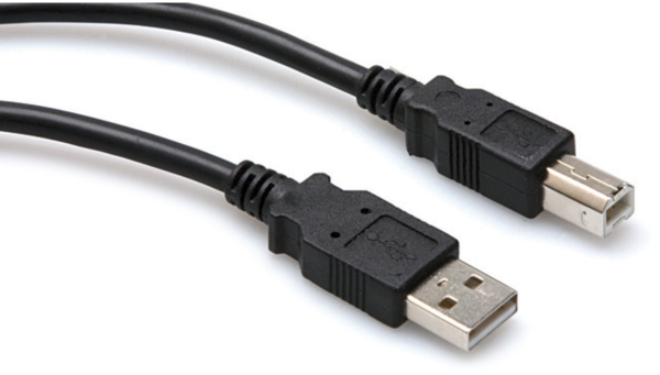 HIGH SPEED USB CABLE, TYPE A TO TYPE B, 15 FT