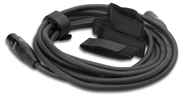 HOOK AND LOOP ORGANIZER, BLACK, CENTER-PASS GAP, 0.75 IN X 12 IN