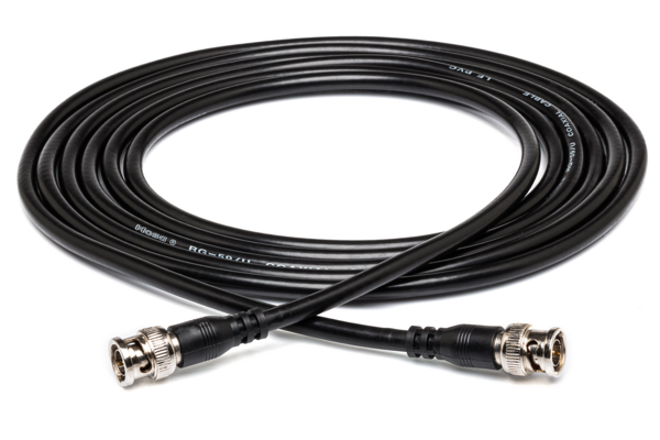 75-OHM COAX, BNC TO SAME, 15 FT