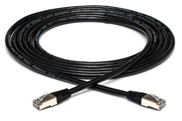 5FT CAT 6 CABLE, 8P8C TO SAME, BLACK, 10 PACK