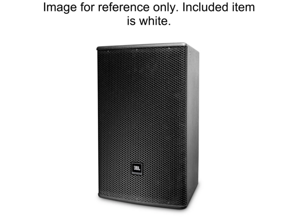 12" 2-WAY SYSTEM, 60 X 60 WAVEGUIDE COVERAGE PATTERN WITH 2408H-2 25MM (1 IN) EXIT / WHITE