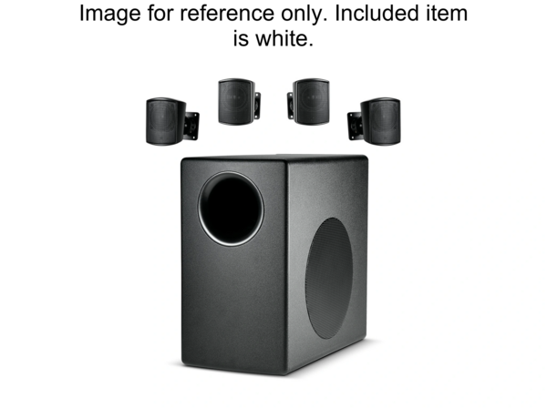 SUBWOOFER-SATELLITE SYSTEM WITH 4 SATELLITE SPKRS.  INCLUDES 1 PC CONTROL 50S/T AND 4 PCS CONTROL 52