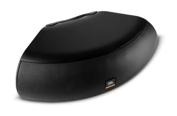 CURVED-DESIGN DUAL 4" SPEAKER, SELECTABLE 70V/100V OR 4 OHM, INDOOR/OUTDOOR, COMBINABLE -BLACK