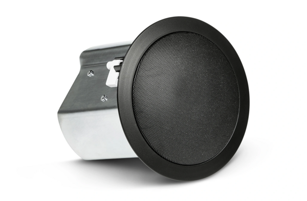 4" 2-WAY COAXIAL CEILING LOUDSPEAKER WITH TRANSFORMER 70V BLACK