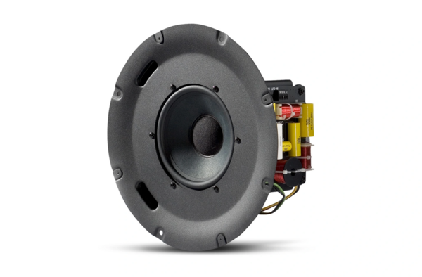 6.5” COAX CEILING LOUDSPEAKER WITH COMPRESSION DRIVER. BROADBAND 120º COVERAGE. 150W, 43 HZ TO