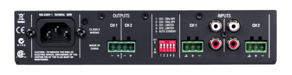 2 X 120 WATT AMPLIFIER AT 4/8 OHMS