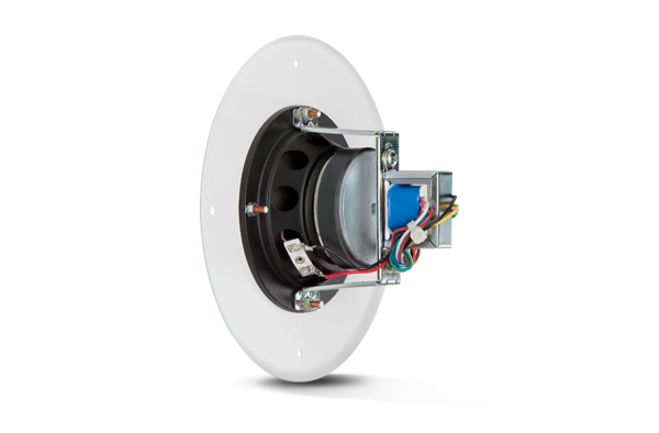 4" COMMERCIAL SERIES CEILING SPEAKER. 90 DB SENS, 5W MULTI-TAP FOR 100V/70V 25V, PRE-ASSEMBLED
