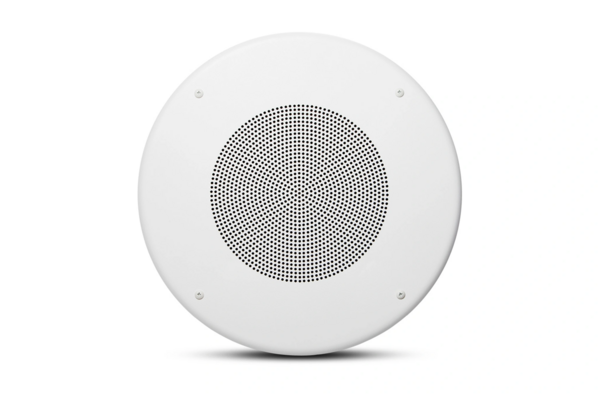 8" COMMERCIAL SERIES CEILING SPEAKER. 96 DB SENS, 5W MULTI-TAP FOR 100V/70V 25V, PRE-ASSEMBLED