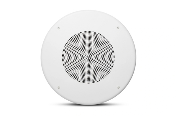 8" COMMERCIAL SERIES CEILING SPEAKER. VERY HIGH 97 DB SENS, 10W MULTI-TAP FOR 100V/70V 25V,