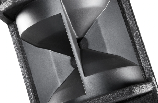 CROSSFIRED WAVEGUIDE TECHNOLOGY. EXTREMELY WIDE COVERAGE DUAL 8”, DUAL 2408H-1 COMPRESSION
