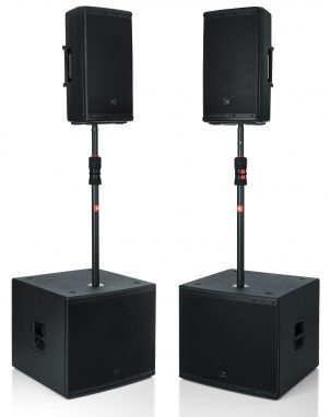 JBL DELUXE GAS ASSIST SUBWOOFER POLE SET & CARRY BAG