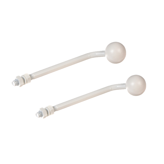 CEILING-MOUNT ADAPTER FOR CONTROL 23,  WHITE.  EACH PACK CONTAINS 2 PIECES.