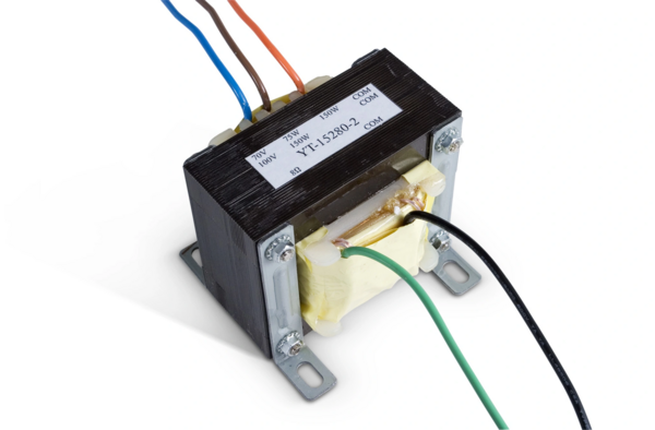 150W TRANSFORMER FOR HIGHER OUTPUT FROM A 70V OR 100V SYSTEM.USE WITH NON-T VERSION LOUDSPEAKERS