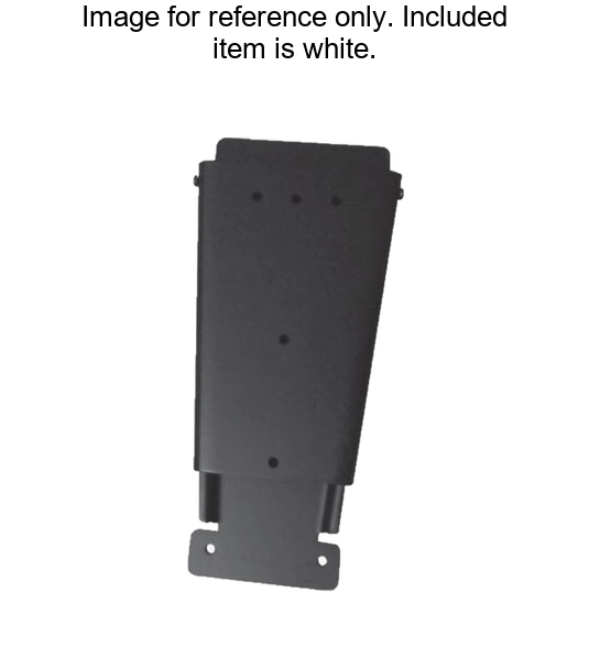 "FLUSH-MOUNT" LOW PROFILE WALL BRACKET FOR CBT70J-1 AND 70J-1/JE-1  - WHITE