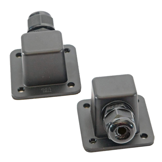 SEALED PANEL COVER FOR TERMINAL COMPARTMENT, SIDE-MOUNTED GLAND NUT