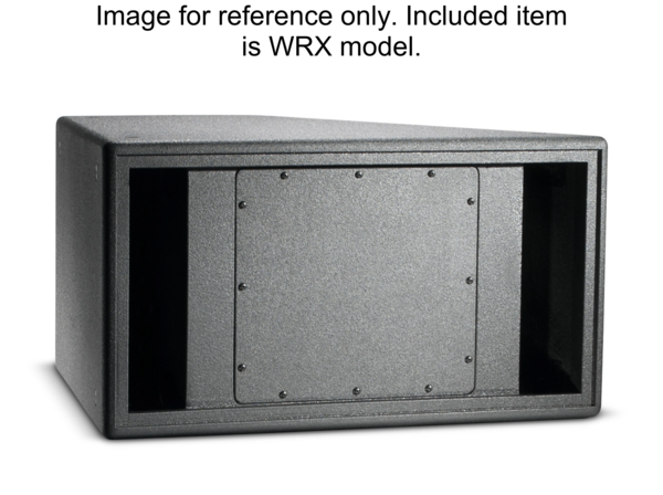 HIGH OUTPUT LOW FREQUENCY LOUDSPEAKER WITH 12" SLOT LOADED WOOFERS.  TWO 300MM (12 IN.)