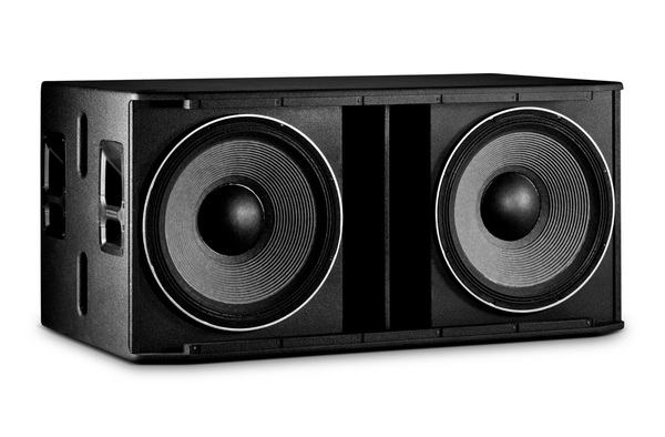 2000W POWERED DUAL 18" SUBWOOFER FEATURING CROWN AMPLIFICATION, NETWORK CONTROL,