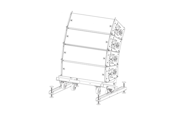 OUTRIGGER SYSTEM FOR GROUND STACKING VTX A12. ALSO COMPATIBLE WITH B28 VT.