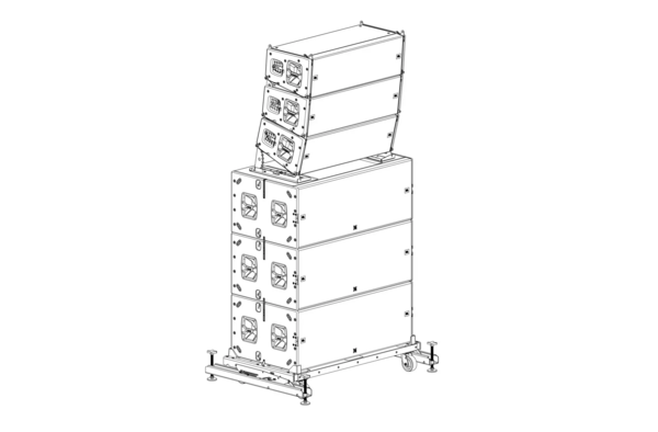 OUTRIGGER SYSTEM FOR GROUND STACKING VTX A12. ALSO COMPATIBLE WITH B28 VT.