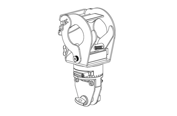 ROTATING TRUSS/PIPE CLAMP, MAX CAPACITY: 500KG (1100LBS)