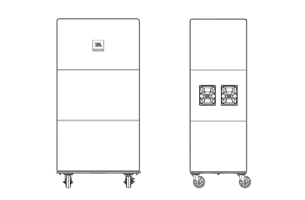 VTX S25 VERTICAL TRANSPORTER COVER FOR USE WITH VTX-S25-VT. MODULAR, RECONFIGURABLE DESIGN ALLOWS