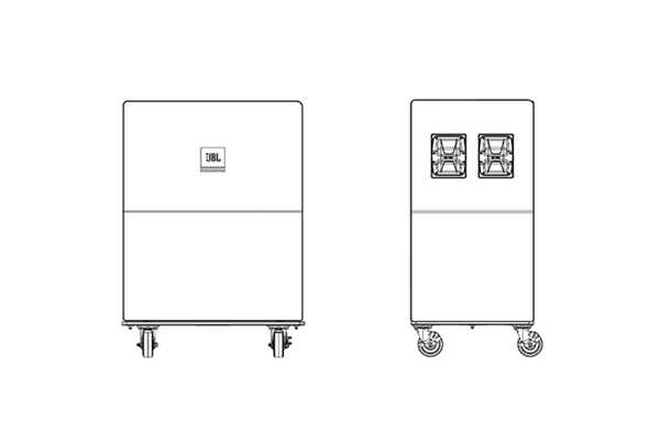 VTX S25 VERTICAL TRANSPORTER COVER FOR USE WITH VTX-S25-VT. MODULAR, RECONFIGURABLE DESIGN ALLOWS