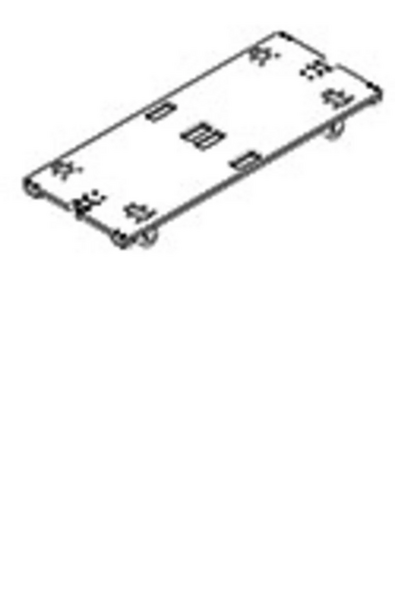 VTX S28 ACCESSORY COVER CASTER-BOARD FOR TRANSPORTATION AND PROTECTION OF ONE S28 ENCLOSURE.