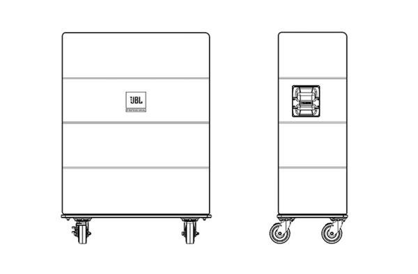 VTX V20 VERTICAL TRANSPORTER COVER FOR USE WITH VTX-V20-VT. MODULAR, RECONFIGURABLE DESIGN