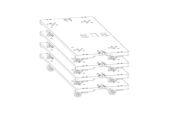 VTX B28 ACC ACCESSORY COVER & CASTERBOARD FOR A SINGLE VTX B28 (INCLUDES BOTH)