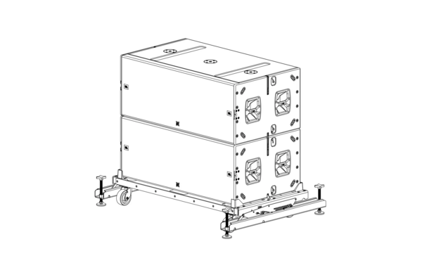 VTX B28 VT VERTICAL TRANSPORTATION CART FOR UP TO 4X VTX B28