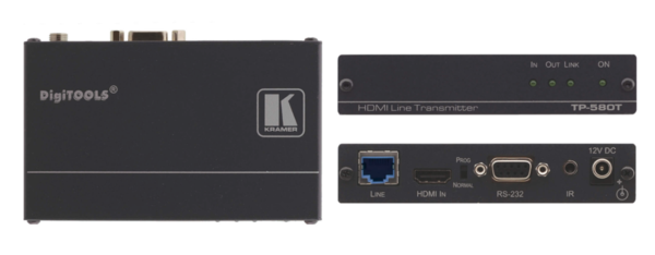 HDMI, BIDIRECTIONAL RS-232 & IR OVER HDBASET TWISTED PAIR TRANSMITTER
