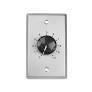 ATTENUATOR-10W, 70V/25V, 1-GANG STAINLESS STEEL