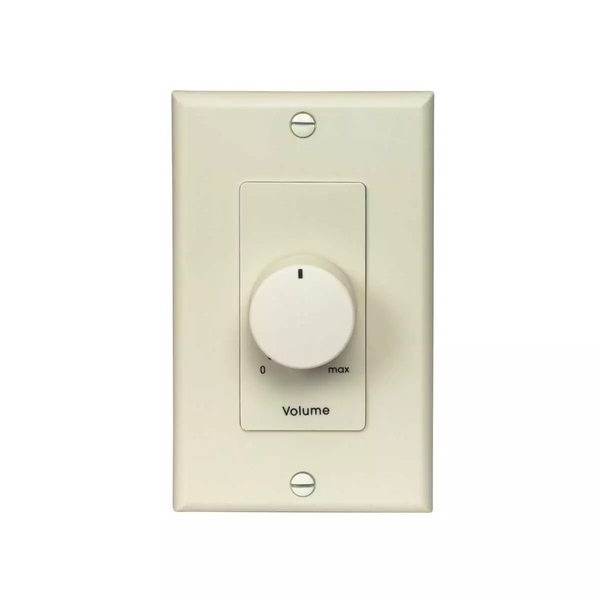 ATTENUATOR-50W, 70V/25V, 1-GANG DECORATOR, ALMOND