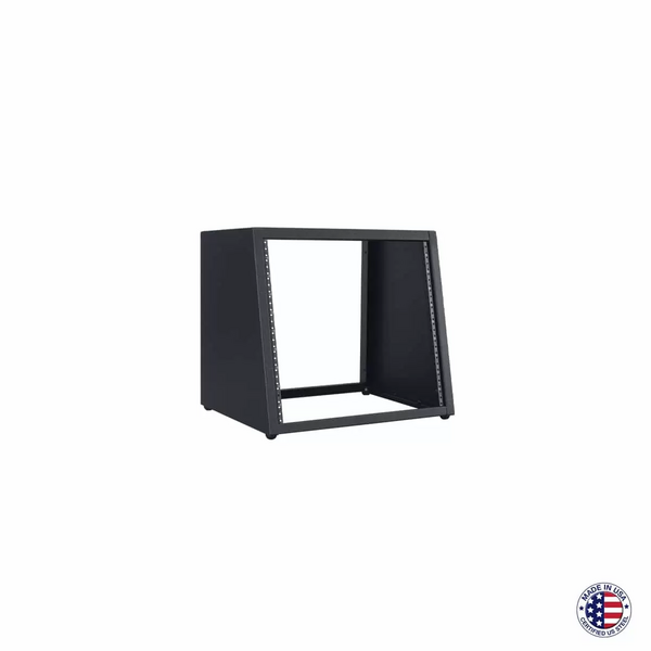 RACK-DESKTOP SLOPED-10U, 18IN DEEP, BLK