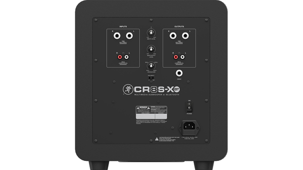 8" MULTIMEDIA SUBWOOFER WITH BLUETOOTH®
 AND CRDV