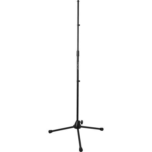 EURO BOOM MICROPHONE STAND BLACK  HEIGHT ADJ 32-61.5" , FIXED BOOM LENGTH 30", TRIPOD BASE